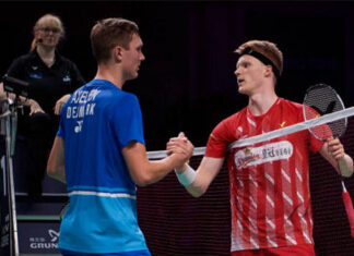 Is Anders Antonsen Training with Viktor Axelsen in Dubai? (photo: Shi Tang/Getty Images)