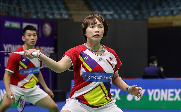 Chan Peng Soon/Valeree Siow could face their toughest challenge yet in the quarter-finals of the 2022 India Open. (photo: BWF)