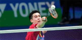 Cheam June Wei wins tough opener at 2022 Syed Modi India International. (photo: Shi Tang/Getty Images)
