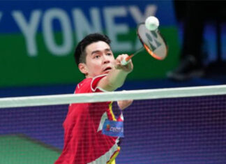 Cheam June Wei wins tough opener at 2022 Syed Modi India International. (photo: Shi Tang/Getty Images)