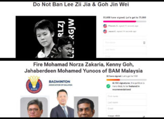 2 Petitions to Show Support for Lee Zii Jia and Goh Jin Wei. (photo: avaaz.org, change.org)