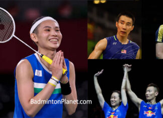 Tai Tzu Ying joins Lee Chong Wei, Lin Dan, Zhang Nan, Zhao YunLei in the club of 200 weeks as world number one. (photo: AFP)