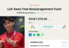 Crowdfunding for Loh Kean Yew Ends, With a Total Raise of S$417,878. (photo: rayofhope.sg)