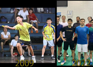 Cheam June Wei joins childhood friend, Loh Kean Yew at Viktor Axelsen's training camp in Dubai. (photo: The Star and Viktor Axelsen's FB)