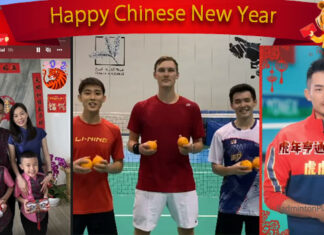 Lee Chong Wei, Lin Dan, Loh Kean Yew, Viktor Axelsen, Cheam June Wei send Lunar New Year Greetings. (photo: Lee Chong Wei, Loh Kean Yew, Viktor Axelsen, Cheam June Wei, Lin Dan's social media pages)