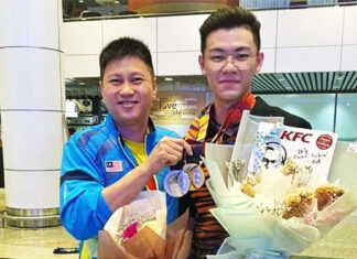 Lee Zii Jia appoints Indra Wijaya as his coach. (photo: Bernama)