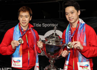 Marcus Fernaldi Gideon/Kevin Sanjaya Sukamuljo to spearhead Indonesia's challenge at the 2022 All England. (photo: Shi Tang/Getty Images)