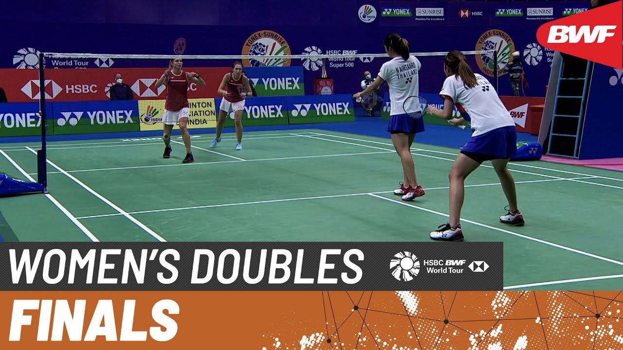 2022 India Open Women’s Doubles Final: Benyapa Aimsaard/Nuntakarn Aimsaard vs. Anastasiia Akchurina/Olga Morozova