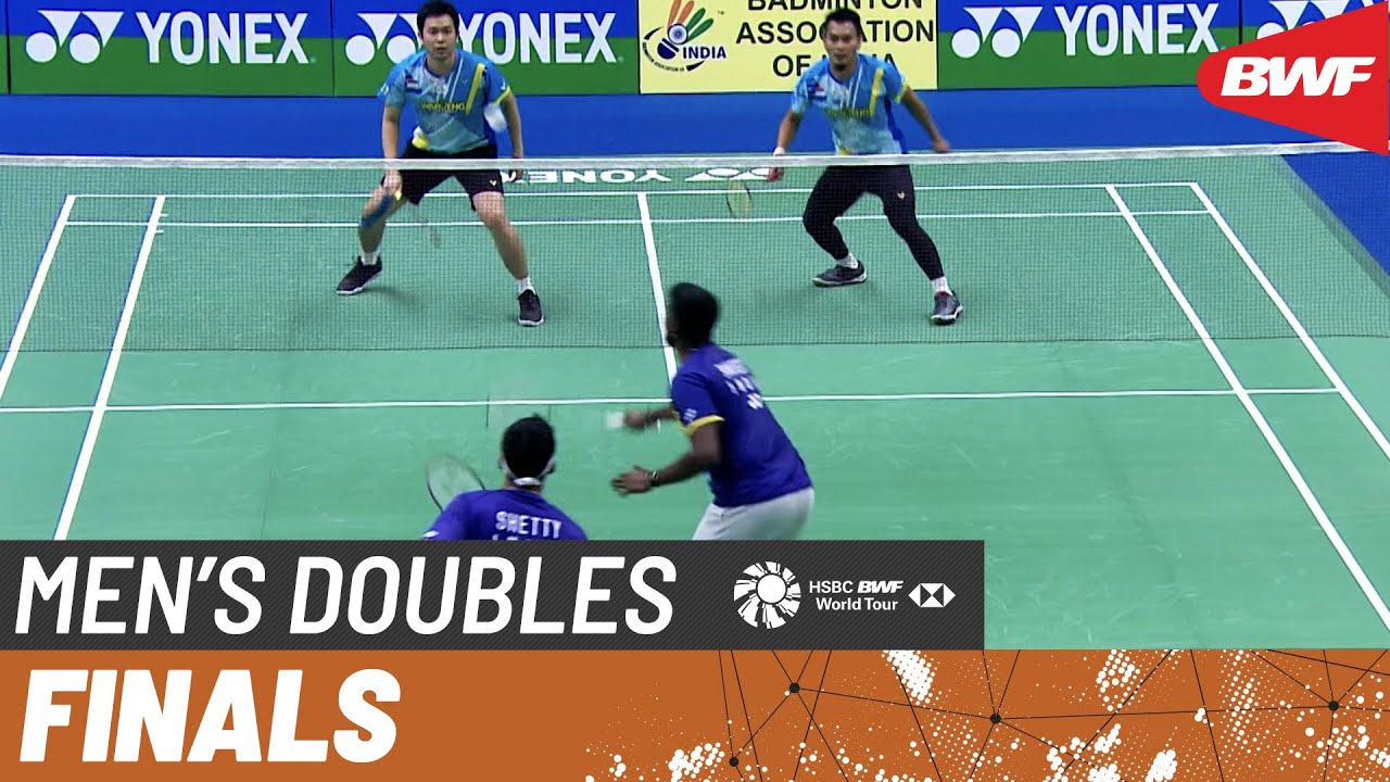 2022 India Open Men’s Doubles Final: Satwiksairaj Rankireddy/Chirag Shetty vs. Mohammad Ahsan/Hendra Setiawan