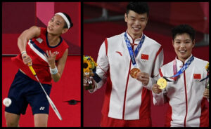 Tai Tzu Ying (L) & Wang Yi Lyu/Huang Dong Ping are out of German Open. (photo: AFP)