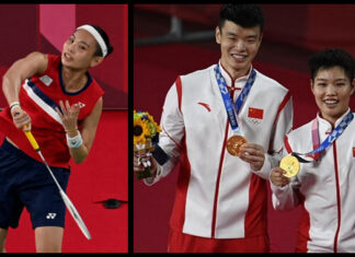 Tai Tzu Ying (L) & Wang Yi Lyu/Huang Dong Ping are out of German Open. (photo: AFP)