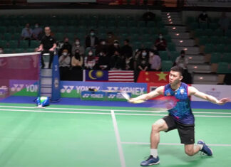 Lee Zii Jia is set to face Kunlavut Vitidsarn in the 2022 German Open semi-final. (photo: Badminton German)