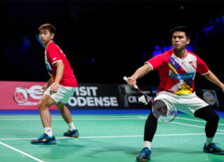 Goh Sze Fei/Nur Izzuddin enter the 2022 German Open final. (photo: Shi Tang/Getty Images)