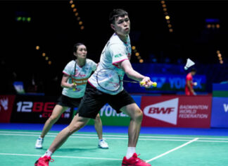 Tan Kian Meng/Lai Pei Jing, Aaron Chia/Soh Wooi Yik enter the Swiss Open semis. (photo: Shi Tang/Getty Images)