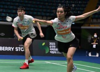 Tan Kian Meng/Lai Pei Jing advance to 2022 Korea Open final. (photo: AFP)