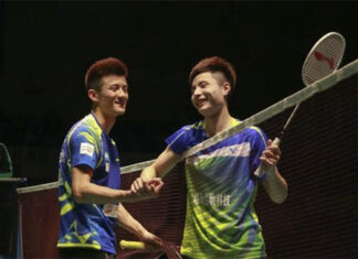 Chen Long (L) and Shi Yuqi were not selected for China's 2022 Thomas Cup squad. (photo: CBA)