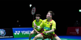 Aaron Chia/Soh Wooi Yik advance to the 2022 Badminton Asia Championships second round. (photo: Shi Tang/Getty Images)