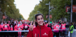Carolina Marin is having an impressive return from injury at the 2022 European Championships. (photo: Europa Press)