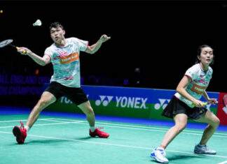 Tan Kian Meng/Lai Pei Jing to start their Korea Open in the second round after the draw was redone due to many players tested positive for COVID-19. (photo: Shi Tang/Getty Images)