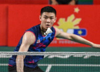 Lee Zii Jia storms into the 2022 Badminton Asia Championships final. (photo: AFP)