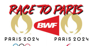 BWF releases qualification criteria for the 2024 Paris Olympics.