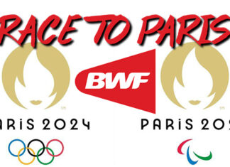 BWF releases qualification criteria for the 2024 Paris Olympics.