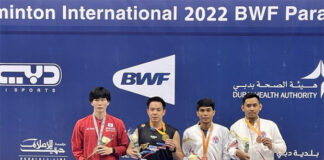 Congratulations to Cheah Liek Hou for winning the 2022 Fazza Dubai Para-Badminton International. (photo: Cheah Liek Hou's Instagram)