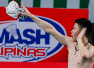 Lee Zii Jia wins the 2022 Badminton Asia Championships (BAC) men's singles title. (photo: Xinhua)