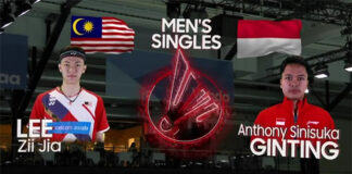Lee Zii Jia to play Anthony Sinisuka Ginting in the 2022 Indonesia Masters quarter-finals. (photo: BWF)