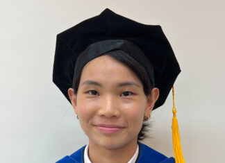 Congratulations to Tai Tzu Ying for earning her Ph.D. degree. (photo: University of Taipei)