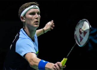 Viktor Axelsen advances to the 2022 Indonesia Open final. (photo: Shi Tang/Getty Images)