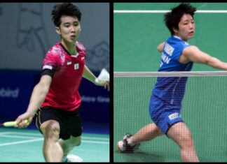 Loh Kean Yew and Akane Yamaguchi fall in the 2022 Malaysia Open first round. (photo: Shi Tang/Getty Images)