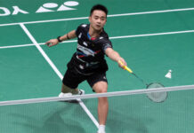 Soong Joo Ven is set to play Chou Tien Chen in the 2022 Taipei Open semi-finals. (photo: Xinhua)