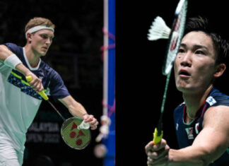 Viktor Axelsen to play Kento Momota in the 2022 Malaysia Open final. (photo: AFP/Getty Images)