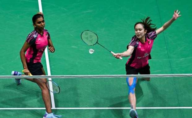Pearly Tan/Thinaah Muralitharan advanced to the 2022 Malaysia Masters quarter-finals. (photo: Xinhua News)