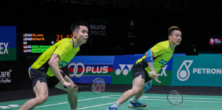 Aaron Chia/Soh Wooi Yik make it into the Malaysia Masters quarter-finals. (photo: Shi Tang/Getty Images)