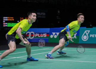 Aaron Chia/Soh Wooi Yik make it into the Malaysia Masters quarter-finals. (photo: Shi Tang/Getty Images)