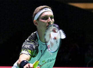 Viktor Axelsen is on course to win his second World Championships title in Tokyo. (photo: AFP/Getty Images)