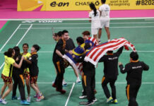 Congratulations to the Malaysian team for winning the 2022 Commonwealth Games mixed team gold. (photo: AFP)