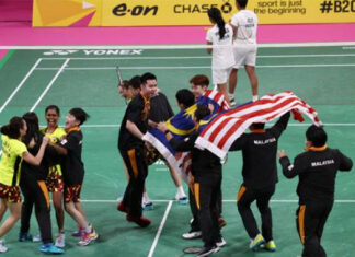 Congratulations to the Malaysian team for winning the 2022 Commonwealth Games mixed team gold. (photo: AFP)