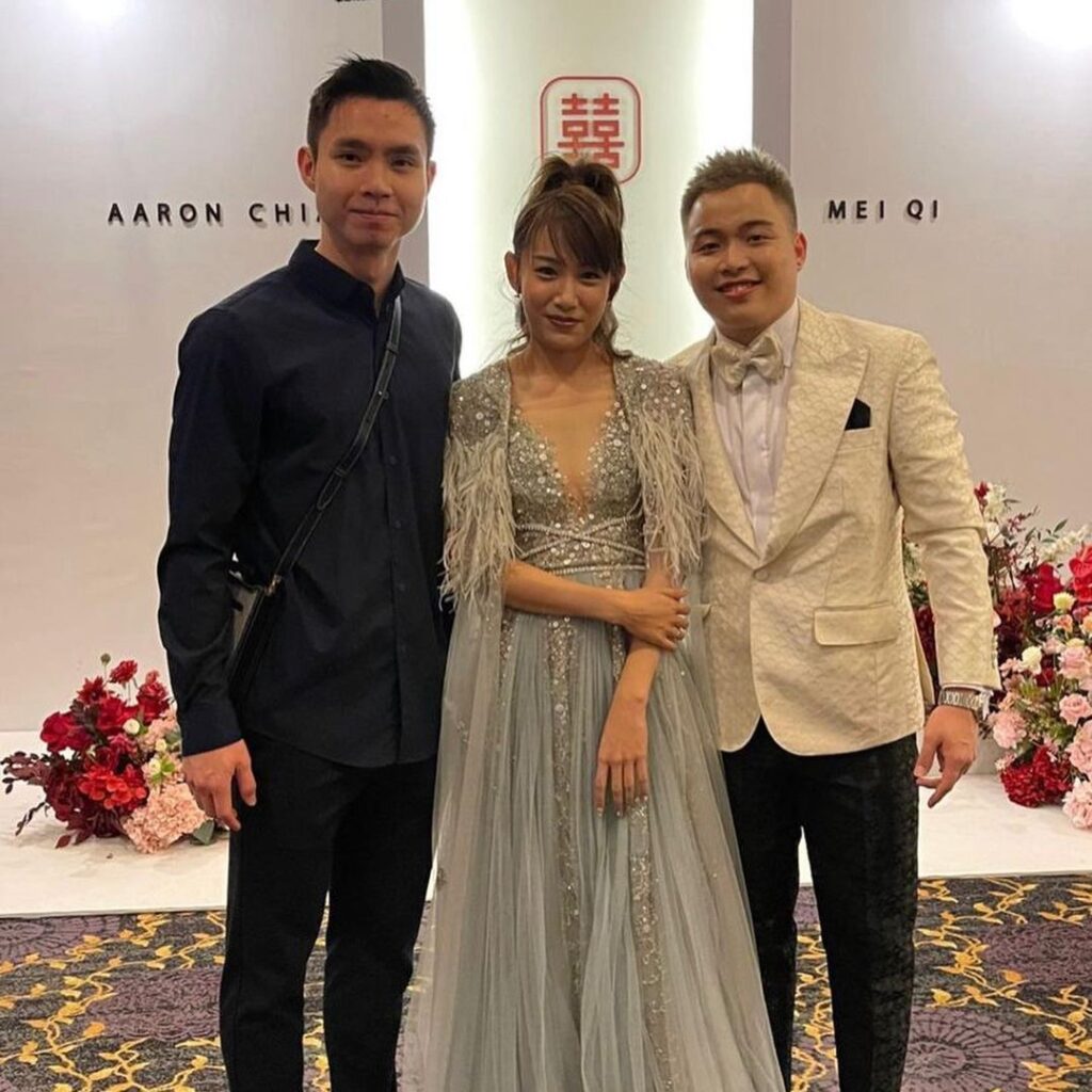 Aaron Chia, Mei Qi and Soh Wooi Yik. (photo: Facebook)