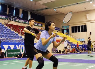 Goh Liu Ying/Low Juan Shen are making a great run at the 2022 Vietnam Open. (photo: Low Juan Shen's IG)