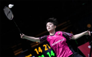 Goh Jin Wei enters the 2022 Vietnam Open final. (photo: AFP)