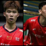 Weng Hong Yang (L) to play Lei Lan Xi in Indonesia International Challenge Final. (photo: Weibo)