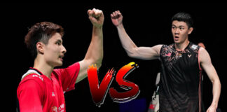 Shi Yuqi to play Lee Zii Jia in the 2022 Denmark Open final. (photo: Shi Tang/Getty Images)