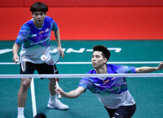 Ong Yew Sin/Teo Ee Yi reach the knockout stage of the 2022 BWF World Tour Finals. (photo: Shi Tang/Getty Images)