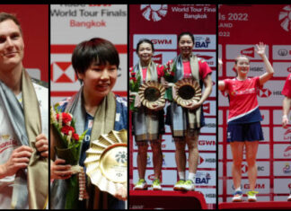 Viktor Axelsen, Akane Yamaguchi, Chen Qingchen/Jia Yifan, Huang Yaqiong/Zheng Siwei are winners of both 2022 World Championships and the 2022 BWF World Tour Finals. (photo: Shi Tang/Getty Images)