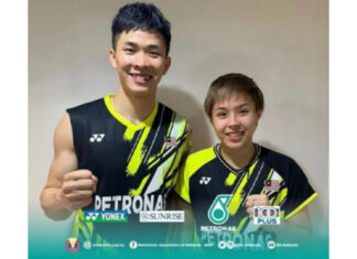 Chen Tang Jie/Toh Ee Wei cruise into the 2022 Malaysia International Challenge semi-finals. (photo: BAM)