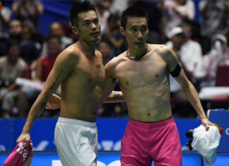 Lee Chong Wei named Greatest of All Time (GOAT) by Badminton Statistics. (photo: AFP)