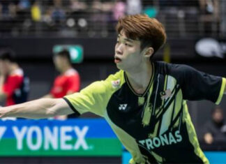 Ng Tze Yong enters into the 2022 Bahrain International Challenge final. (photo: Xinhua)